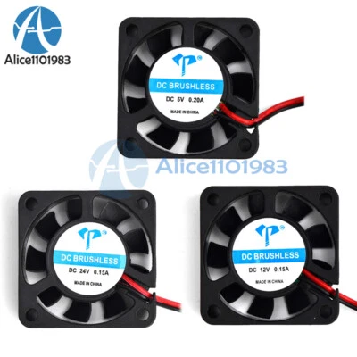 DC 4010 5V 12V 24V DC Fan with Oil Brushless 40mm Cooling Silent fan for Laptop - Image 1 of 4