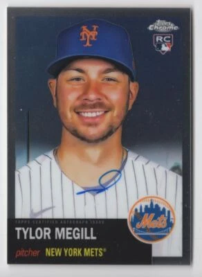2022 Topps Chrome Platinum Anniversary Auto Tylor Megill Auto New York Mets - Image 1 of 2