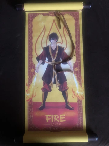 Avatar The Last Airbender Zuko Fire Bending Scroll Culturefly Ex 2022 Aang Appa Cover
