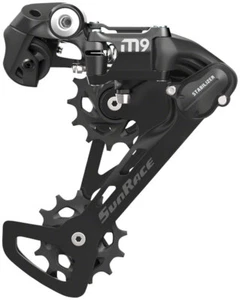 M9 Rear Derailleur - SunRace M900 Rear Derailleur - 9-Speed, Medium Cage, Black - Picture 1 of 1