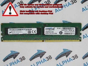 8 GB Rdimm ECC Reg DDR4-2133 RAM Compatible With HP 726719-B21 752369-081 Server - Picture 1 of 1