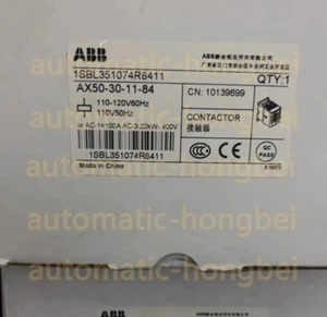 Contactor AX50-30-11-84 ABB 110V50Hz/110-120V60Hz 1SBL351074R8411 #MS0 - Imagen 1 de 6