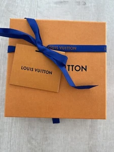 LOUIS VUITTON EMPTY Set Box Ribbon Tag Card Small AUTHENTIC NEW () - Picture 1 of 5