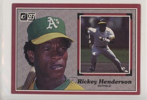1983 Donruss Action All Stars Rickey Henderson #22 HOF