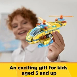 Helicopter Building Blocks Set, 10-in-1 Helicopter STEM Toys for Kids, Construct - Picture 1 of 6