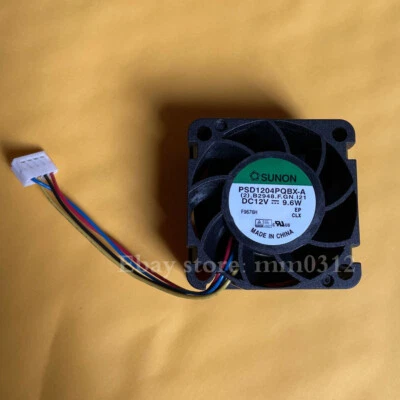 SUNON PSD1204PQBX-A DC12V 9.6W 40*40*28MM 4-Pin High Airflow Cooling Fan - Image 1 of 2