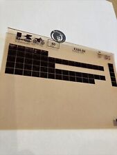 Kawasaki KX60 B6 1990 KX 60 microfiche catalogue liste pièces détachées 60KX