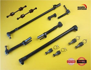 XRF Tie Rod Steering 12 PIECE Upper Lower Ball Joint Ford F-250 F-350 LIFETIME - Picture 1 of 12
