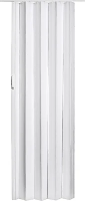HSR3680H Regent Interior Accordion Folding Door, 36" X 80", White - Image 1 of 4