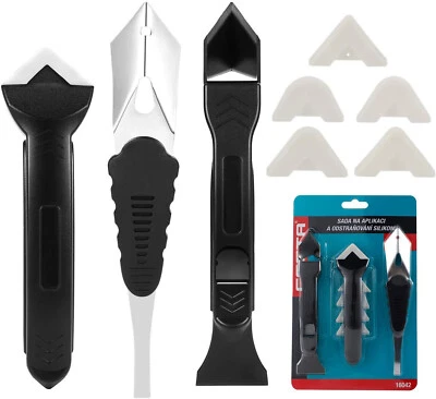 kit Raschietto 3 in 1 per rimozione e applicazione di silicone - Imagen 1 de 4