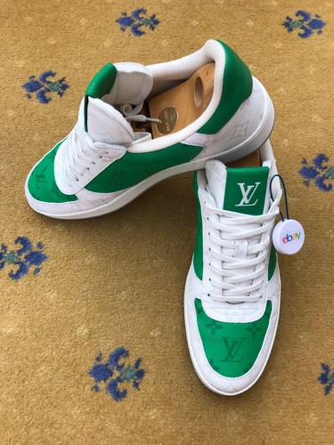 LOUIS VUITTON TRAINER Louis Vuitton Scarpe da Ginnastica Sneaker Rivoli Monogram Verde Uomo UK 9 US 10 EU 43