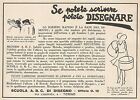 Z0612 École A. B. C.De Dessin - Torino - Publicité Du 1930 - Advertising