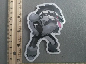 New Pokemonn GO wordShield Obstagooonn Black Anime Vinyl Decal Sticker Car Truck - Picture 1 of 12