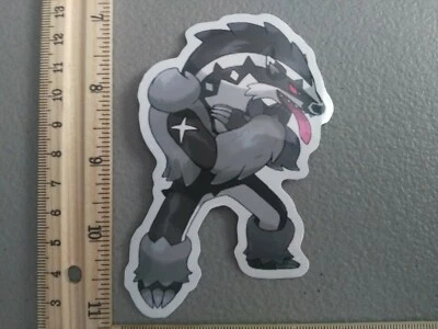 Nuevo Pokemonn GO WordShield Obstagoonn Negro Anime Vinilo Calcomanía Adhesivo Coche Camión Foto 1 de 4