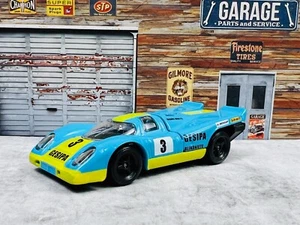 π©πͺπ©πͺπ©πͺMajorette PORSCHE 917 KH Blue w/Yellow Stripe C13π©πͺπ©πͺπ©πͺ - Picture 1 of 7