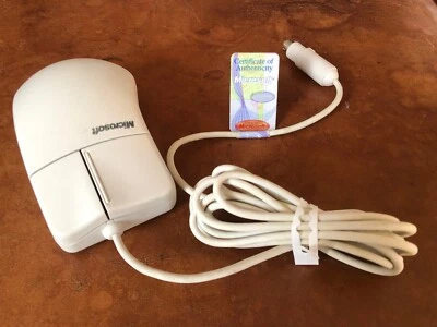 Vintage Microsoft Mouse Certificate PS2 2 Tasten - Bild 1 von 4