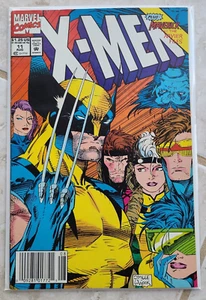 X-MEN #11 Jim Lee 1992 EPISCHER KIOSK ERSTE ERWÄHNUNG DAZZLER SCHWANGER Shatterstar - Bild 1 von 11