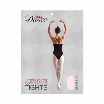 Silky Girls Intermediate Convertible Dance Ballet Tights - 60 Denier