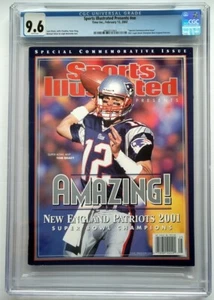 Sports Illustrated Presents #nn Special Issue Tom Brady 2002 CGC 9.6 - Picture 1 of 3