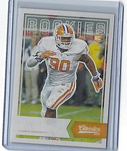 2016 Panini Classics Shaq Lawson Rookie #221 (Clemson Tigers) No Name on Front