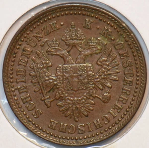 Austria 1851 A Kreuzer Eagle animal 296654 combine shipping - Picture 1 of 2