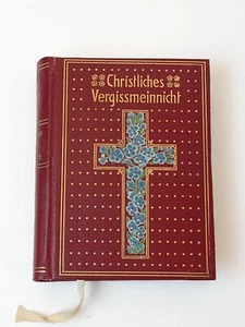 German Forget Me Not Christliches Vergissmeinnicht 1900s Daily Scripture Diary - Picture 1 of 13