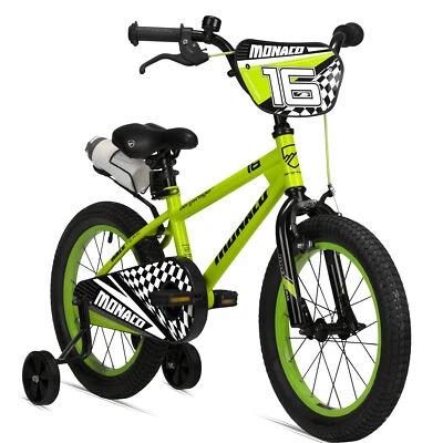 16 Zoll Kinderfahrrad Bergsteiger Monaco Kinderrad BMX Fahrrad Stützräder - Bild 1 von 4