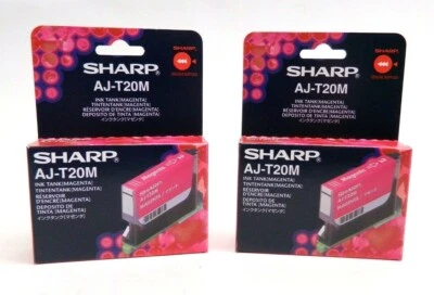 New (2 Pack) Sharp AJ-T20M Ink Tank Cartridge (Magenta) - Image 1 of 3