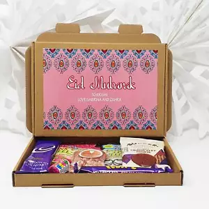 Dulces de regalo personalizados Eid Mubarak Eid té Lindt chocolate regalo cachemira - Imagen 1 de 6