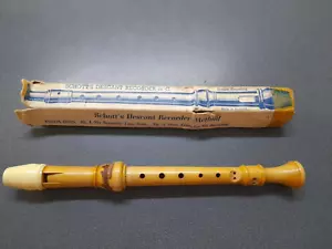 More details for vintage woodern schotts recorder
