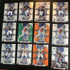 2022 Panini Mosaic Tennessee Titans Set Prizm + RC + Base Willis, Henry, Burks
