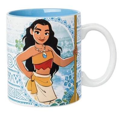 Taza de café de cerámica Disney Moana Explore Oceania 20 oz, usada en excelente estado Foto 1 de 4