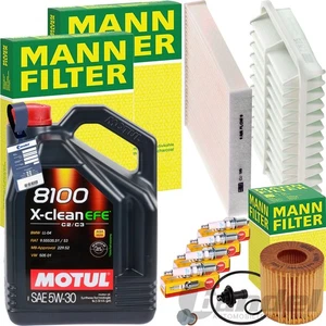 MANN INSPEKTIONSPAKET+MOTUL 5W-30 MOTORÖL passend für TOYOTA AURIS RAV 4 VERSO - Bild 1 von 9