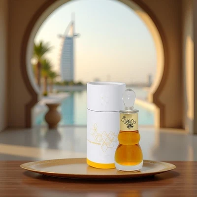 Aceite de Perfume de Cuero Toscano Ajmal 12 ml - Exclusivo Botella y Estuche de Marca de Lujo Foto 1 de 4