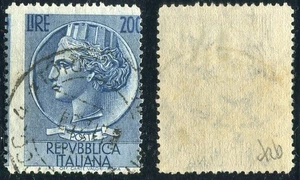 1957 Repubblica Italiana 100 lire siracusana varietà firmato K.Borgogno VR103B - Foto 1 di 1