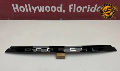 2017-2020 PORSCHE PANAMERA  REAR TAILGATE TRUNK LID LOGO TRIM MOLDING PANEL OEM - Image 1 of 4