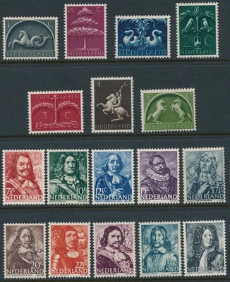 Stamp Netherland Sc 245-261 1944 WWII War Germany Holland Occupation Set MNH - Image 1 of 3