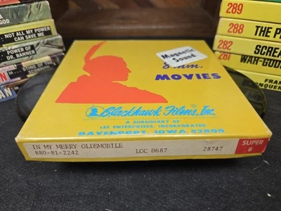 IN MY MERRY OLDSMOBILE - Blackhawk Films Super 8 mm Sound B&W 1931 Cartoon RARE - Image 1 of 4