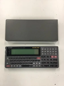 Casio Z-1 Taschenrechner 16 Bit CPU grau mit Gehäuse gebraucht Displaylinien - Bild 1 von 9