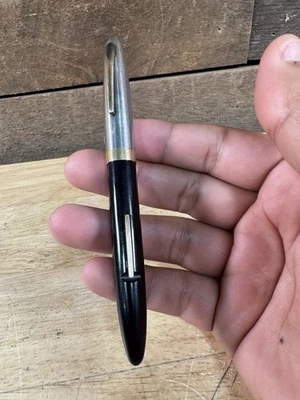 Винтажный W.A. Sheaffer ручка Co. черный перьевая ручка с 14k золото новый в коробке  - Изображение 1 из 4