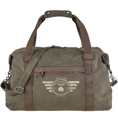 Greenburry Reisetasche Sporttasche Canvas TravelBag Vintage Aviator khaki - Bild 1 von 4