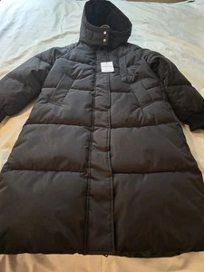 Langer schwarzer Wintermantel Damen Größe XS Puffit neu mit Etikett - Bild 1 von 15