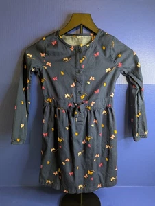 Cat & Jack Girl Dress W/Butterflies Missing Size Tag/Label(MEDIUM 7/8)-VERY GOOD - Picture 1 of 8
