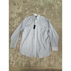 Daniel Cremieux Signature Collection blaues Herrenhemd mit Gingham-Muster Größe M - Bild 1 von 8