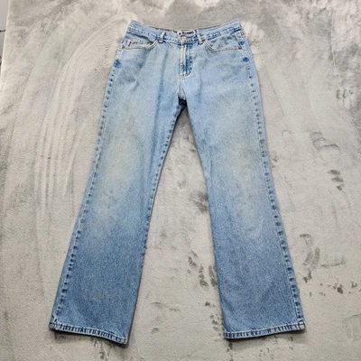 Vintage Bongo Jeans Womens 11 Juniors Blue Mid Rise Bootcut Cotton USA Made - Image 1 of 4