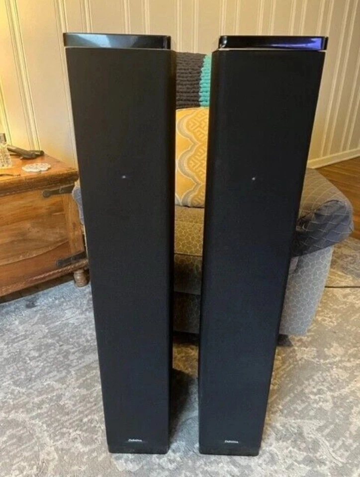 Definitive Technology BP-2004 Tower Speakers W/Built In Powered Subwoofers- PAIR - Image 1 of 3