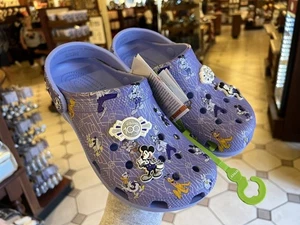 Disney Parks Mickey Mouse & Friends 100th Anniversary Crocs Clogs Purple NEW - Picture 1 of 6