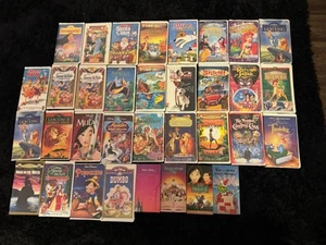 Disney And Other Vhs Movie Lot - Picture 1 of 1