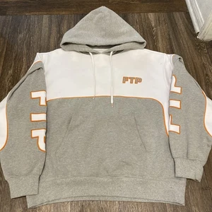 FTP Mesh Piping Logo Pullover Hoodie Heather Grey - RAR gebraucht Größe XL - Bild 1 von 13