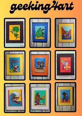 Воспоминания о субботнем утре мультфильмы акриловый холст фанатские картины - Изображение 1 из 4